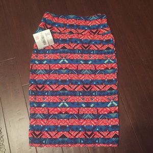 LuLaRoe Cassie Skirt (pencil skirt)